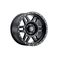 ICON Alloys Six Speed, Satin Black, 17 x 8.5 / 6 x 5.5, 25mm Offset, 5.75" BS