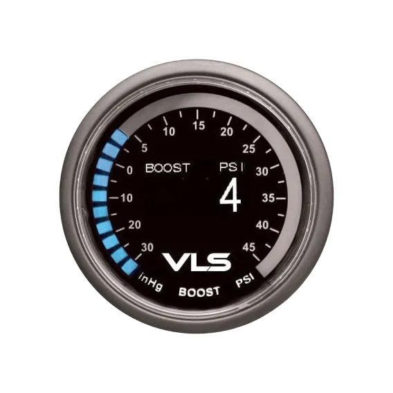 Revel® - VLS™ 2-1/16" Digital OLED Boost Gauge, 30inHg-45PSI