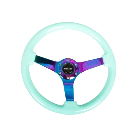 3-Spoke Minty Fresh Wood Grain Reinforced
