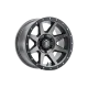 ICON Alloys Bandit, Gun Metal, 20 x 10 / 5 x 5, -24mm Offset, 4.5" BS