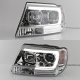 Spyder® - Chrome LED DRL Bar Projector Headlights
