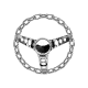 3-Spoke Classic Chain Steering Wheel