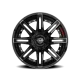 4P08 BBT Gloss Black / Brushed Face-Tinted Clear