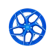 NICHE® - M268 TORSION Anodized Blue with Milled Accents
